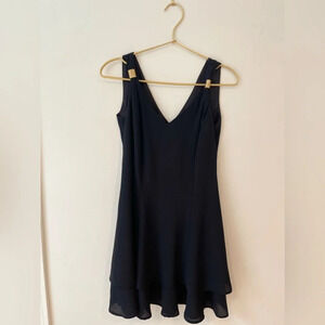 Rampage vintage black 1990s dress with rhinestone